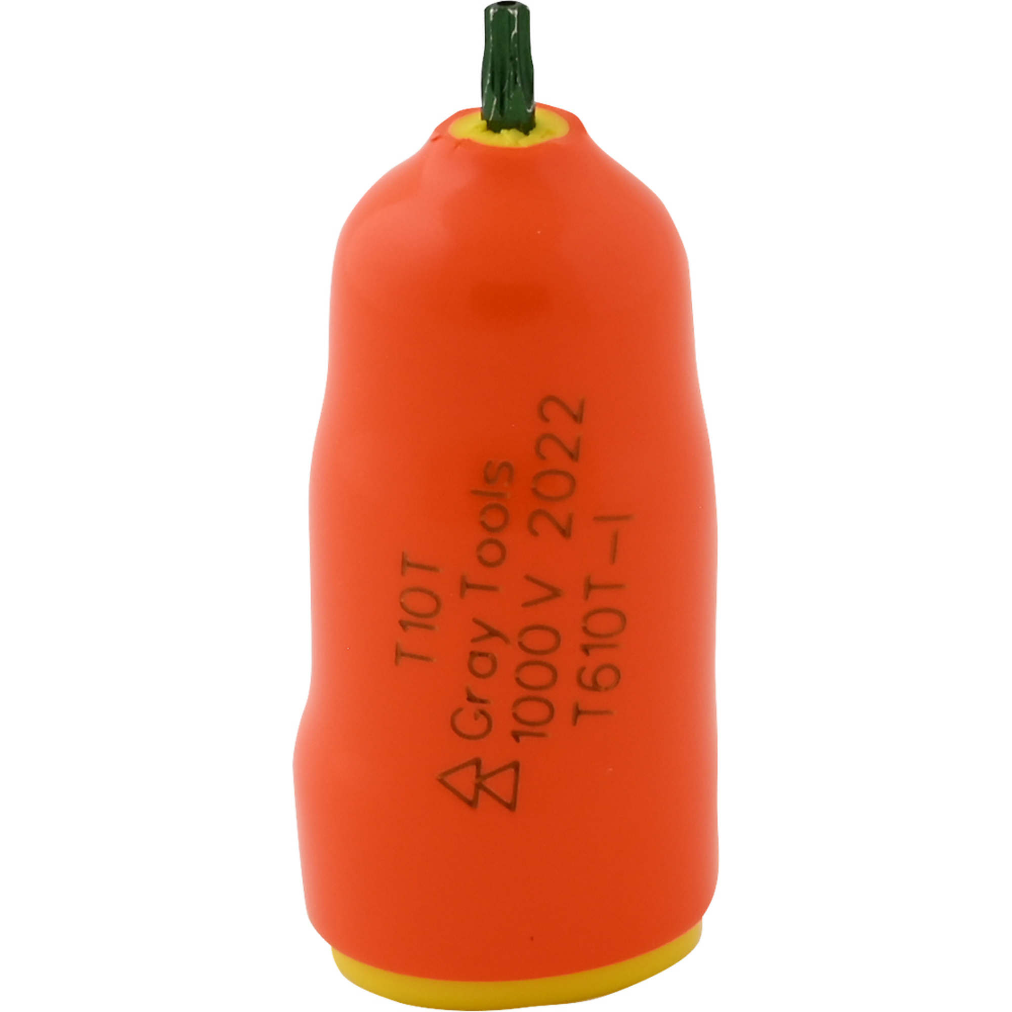 Gray Tools, T10T X 3/8in. Drive TorxT. 1000V Insulated Socket, Drive